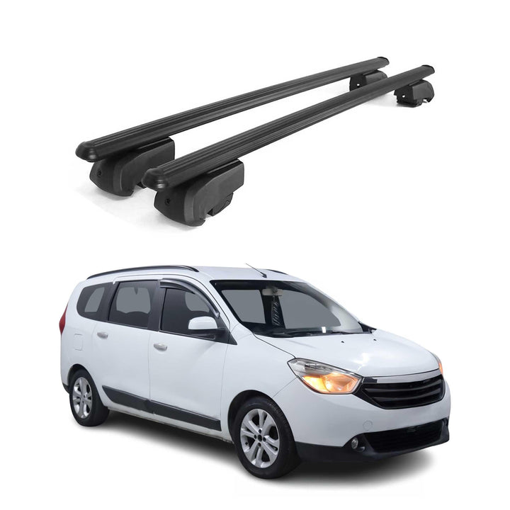 OMAC Aluminium Dachträger Querträger für Dacia Lodgy 2012-2022 – City Crash – ISO/PAS 11154:2006 – A