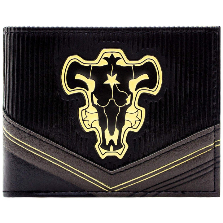 Black Clover Bull magische Ritter Schwarz Portemonnaie Geldbörse