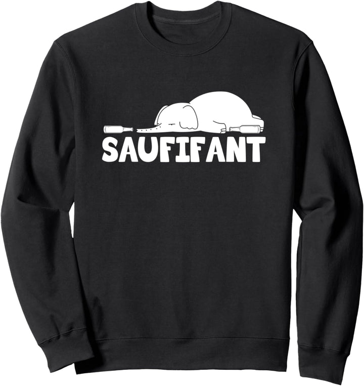 Saufifant, der Party Elefant Sweatshirt