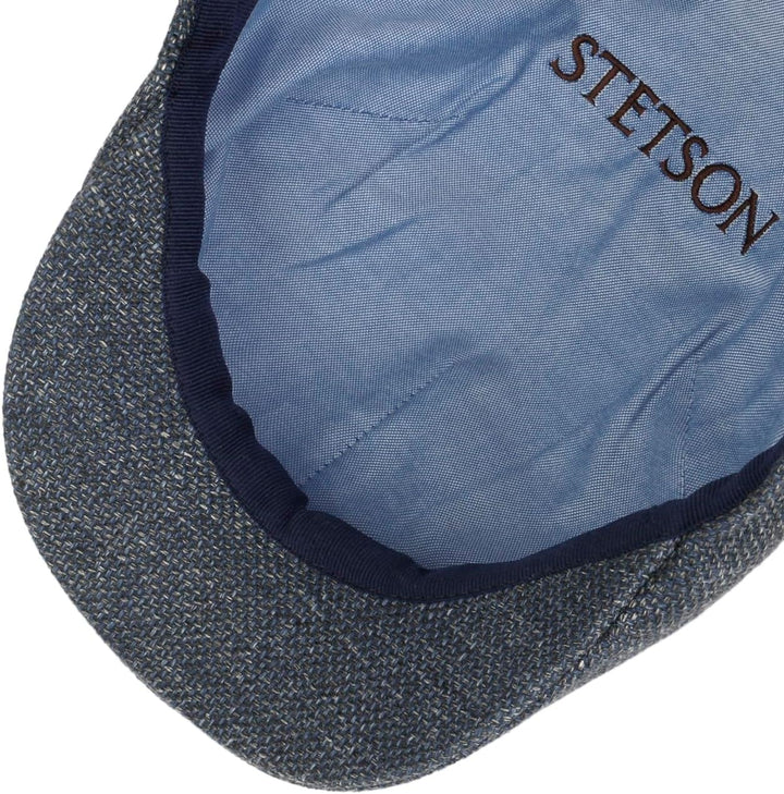 Stetson Texas Taleco Flatcap Herren - Made in The EU - Aus Schurwolle & Leinen - Gefüttert mit hohem