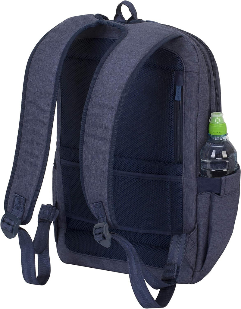 Rivacase wasserfester Laptop-Rucksack mit einem Fach für Notebook bis 15,6 Zoll und Tablet bis 10,1