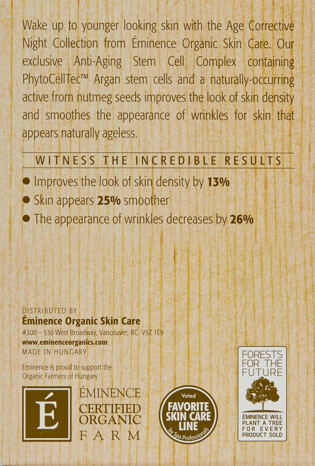 Eminence Lavender Age Corrective Night Concentrate - For Normal to Dry Skin, especially Mature 35ml