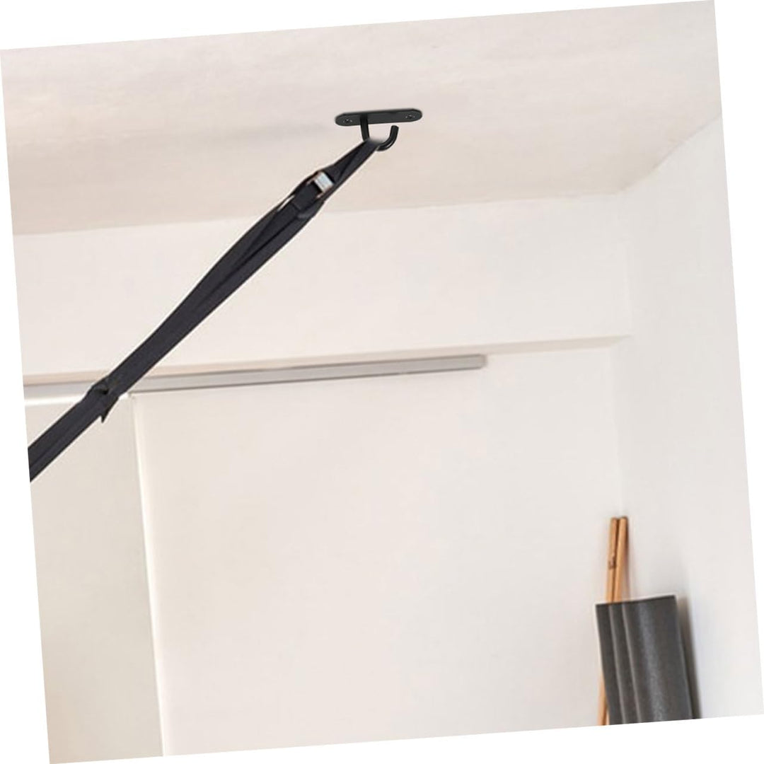 HEMOTON 4stücke Wandmontierter Widerstandsband Edelstahl Schwerlast-Haken Für Fitnessgeräte Gymnasti