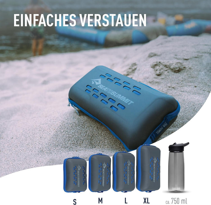 SEA TO SUMMIT - Tek Towel Reisehandtuch - Badetuch - Weiches Frottee - Saugfähig &amp; Schnelltrocknend