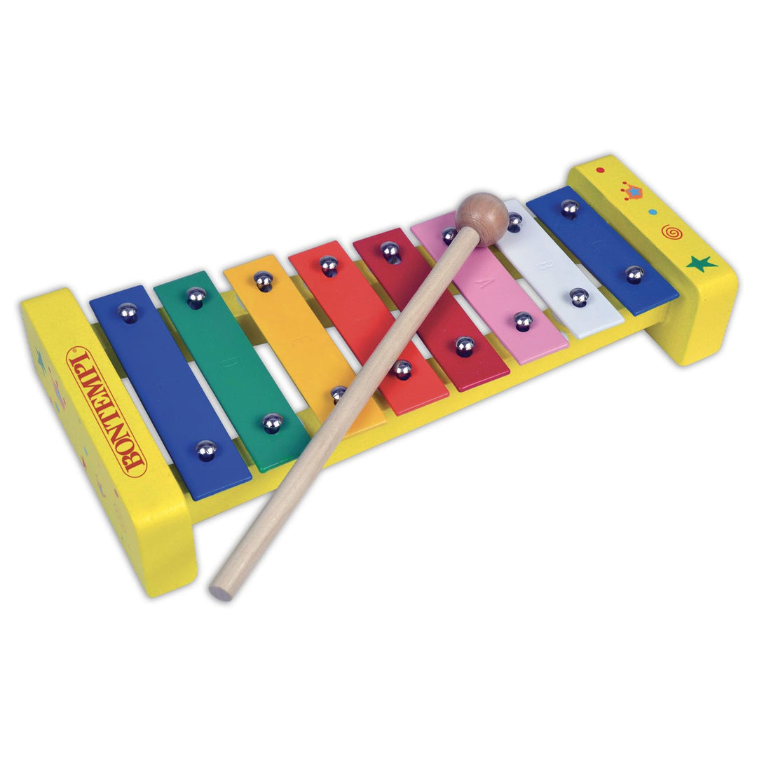 Bontempi | RainbowChimes: Xylophon mit 8 farbigen metallischen Noten für funkelnde Melodien, 240x110