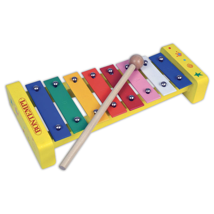 Bontempi | RainbowChimes: Xylophon mit 8 farbigen metallischen Noten für funkelnde Melodien, 240x110