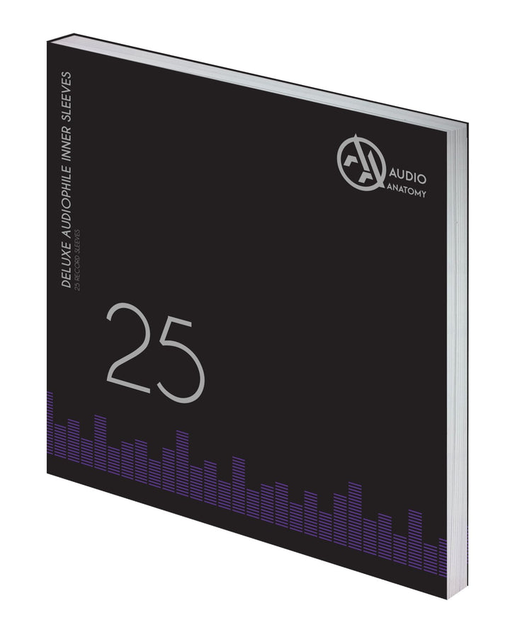 Audio Anatomy Vinyl-Innenhüllen 12" - Weiss, 25 Stück