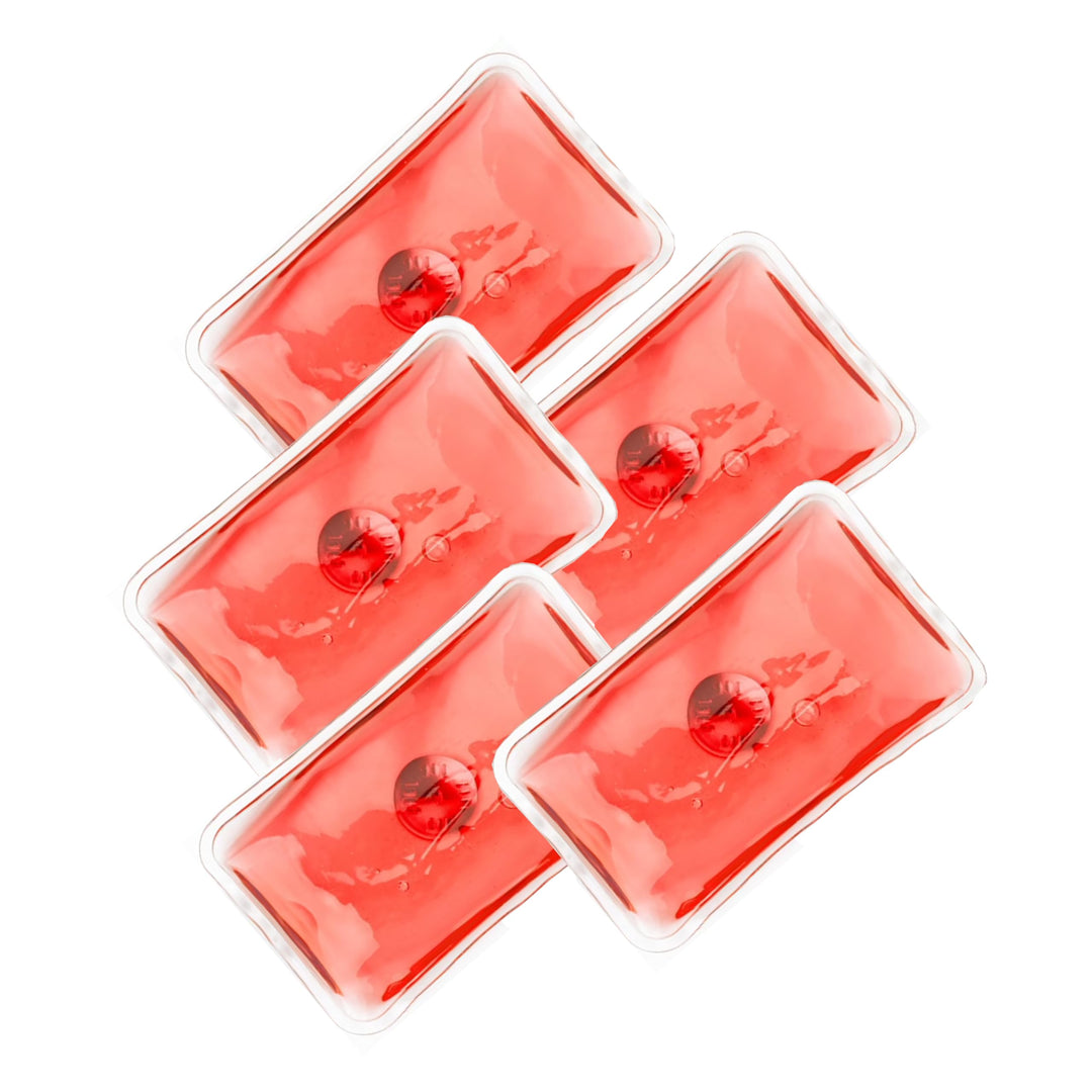Wiederverwendbare Gel-Handwärmer – 5er Set | Sofortige Wärme bis 50°C | Taschenformat | Ideal zum Wa