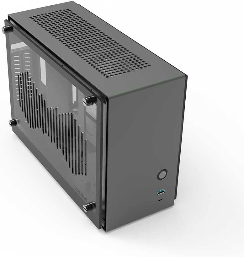 Zalman M2 Mini ITX Computergehäuse - Dunkelgrau
