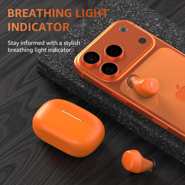 TOZO A1 In-Ear Kopfhörer Kabellos Bluetooth 5.3 mit 2 Mikrofonen für KI-Anrufe, App-Steuerung, 32 St