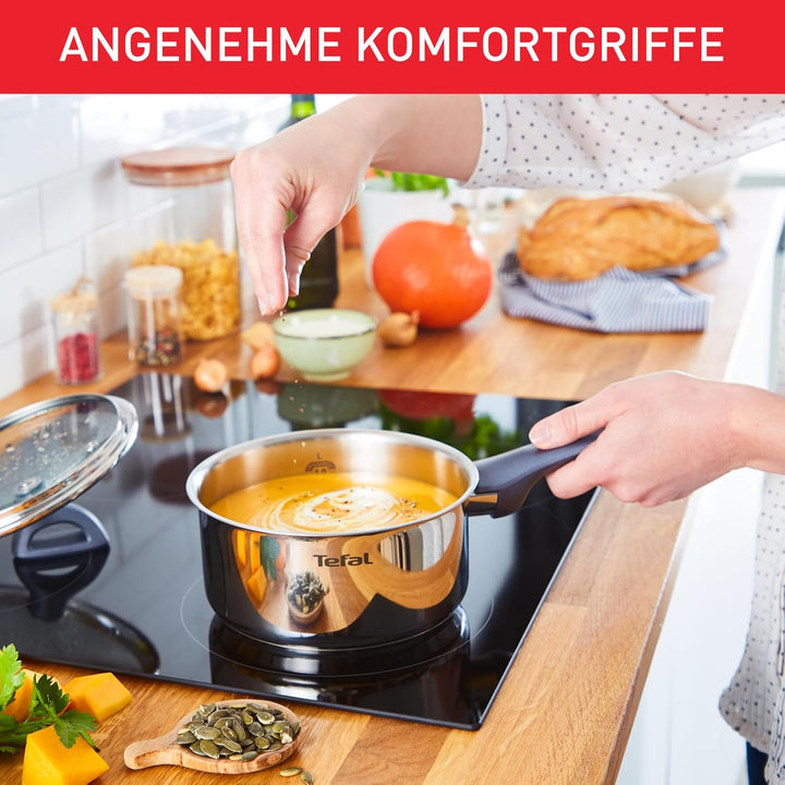 Tefal Daily Cook Kochgeschirr-Set – 11-teilig Juego 1 sartén y 3 ollas + acc, Juego 1 sartén y