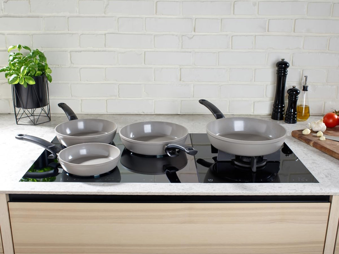 Fissler Ceratal Classic Pfannen-Set / 2-teilig, Aluminium-Pfanne, Keramik-beschichtet (24+28 cm) Cer