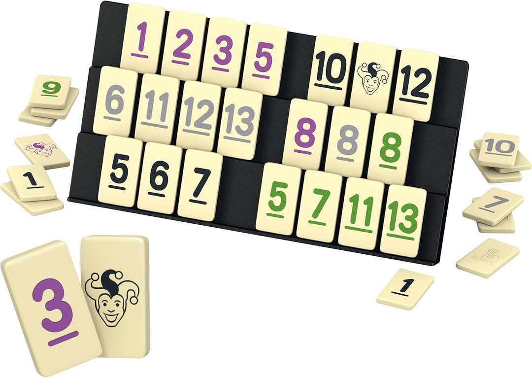 Schmidt Spiele 49282 - Classic Line MyRummy, Legespiel mit grossen Spielsteinen & 49085 Classic Line