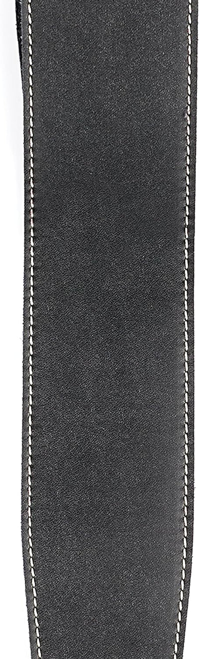 Planet Waves 25LS00-DX Ledergurt Classic Leather Strap Collection Contrast Stitch - Black Länge: 128