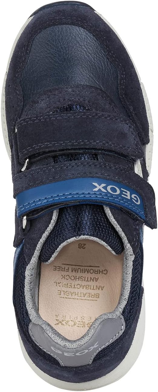 Geox Herren J Alben Boy E Sneaker 31 EU Navy Dk Avio, 31 EU Navy Dk Avio