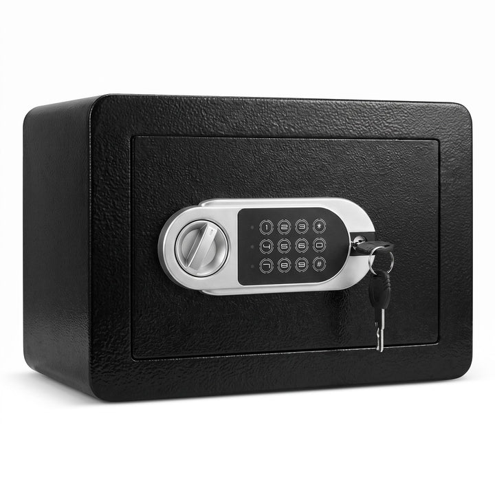 GarveeHome Tresor Digital 0,5 Fuss Hex (14L), Notfallschlüssel, Stahl 0.5 CUFT, 0.5 CUFT
