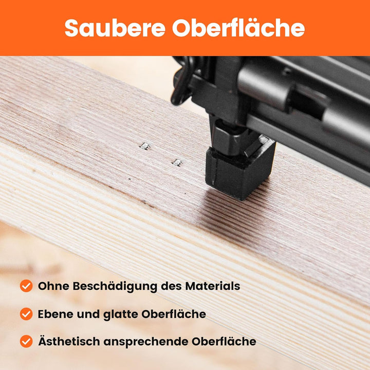meite Edelstahl Stauchkopfnägel 18GA, 1.200 Stück Sortiment in 3 Grössen (19mm, 32mm, 50mm), Edelsta