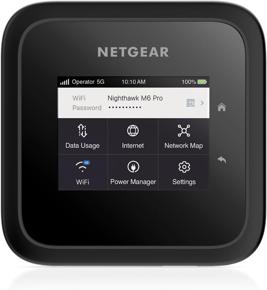 NETGEAR Nighthawk M6 Pro (MR6450) | 5G Router Sim-Karte WiFi 6E | LTE | Modem | Mobiler Hotspot| Ult