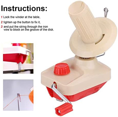 Ball Winder Garn Strickwebstuhl Häkeln Swift Garn Faser Cord Ball Woo Wickler DIY Tool Kit mit Stric
