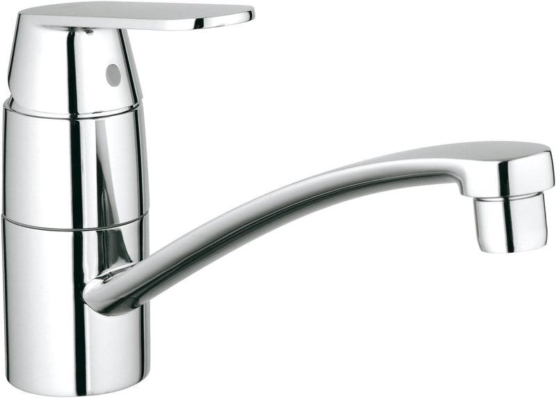 GROHE Eurosmart Cosmopolitan Küchenarmatur, niedriger Auslauf, Niederdruck 31179000 flacher Auslauf