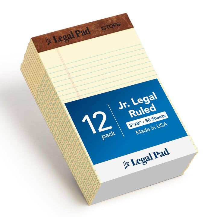 Tops Legal Pads, Kanarienvögel, 12/Pack Für jeden Tag 5 x 8 Inch canary 5 x 8 Inch Standard, 5 x 8 S