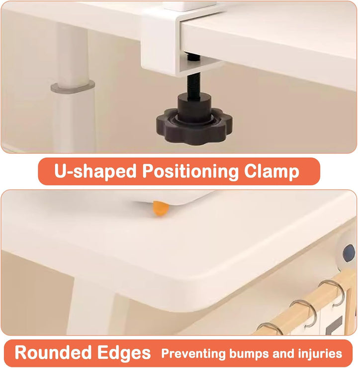 Klemmbares Schreibtisch Organizer Regal, Adjustable Desk Shelf Clamp Schreibtischregal Klemmbar Aufb