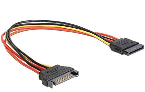 Delock Verlängerungskabel Power SATA 15 Pin Stecker > SATA 15 Pin Buchse 30cm (10er Pack) 10 30cm, 1