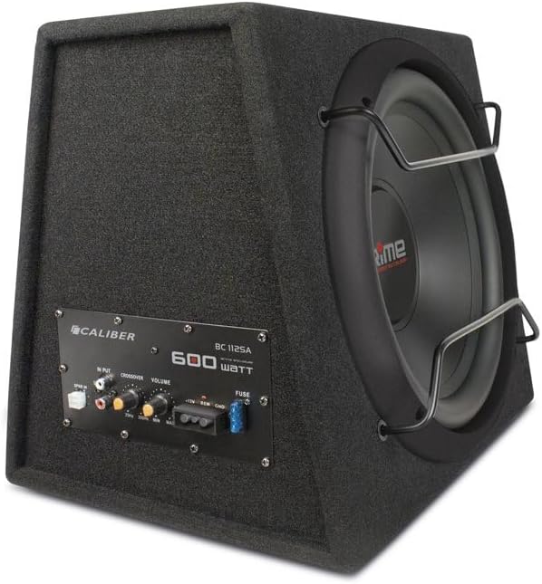 Caliber Autolautsprecher - mit Kabeln - Subwoofer - Einbauverstärker - RCA -Eingang - Plug -and -Pla