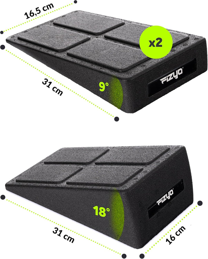 Fizyo Wadendehner im 3er Set Kniekeil, Waden-Strecker, Mobilisationskeil zum Dehnen, Beinstrecker, W