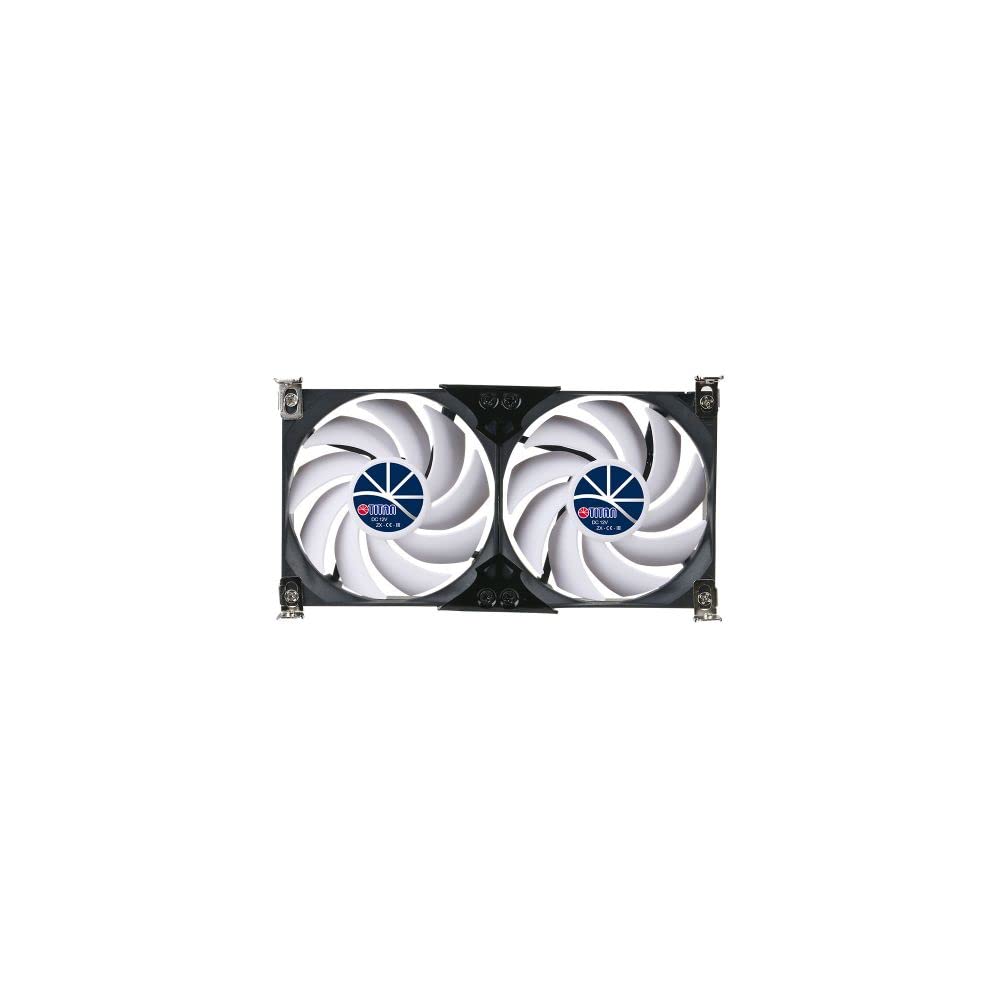 Titan TTC-SC22(B)+ Kühlschrank-Doppellüfter 120x25mm IP55 für Campingfahrzeuge, mit
