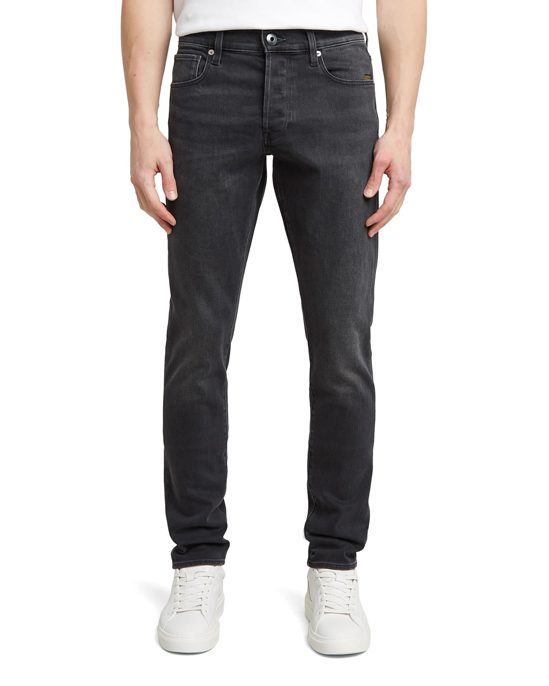 G-STAR Herren 3301 Slim Jeans Jeans 26W / 30L Schwarz (Antic Charcoal 51001-b479-a800), 26W / 30L Sc