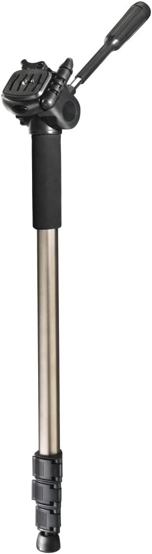 Hama Leichtes Einsteiger-Einbeinstativ mit 3-Wege-Kopf, Star 78 Mono 176 -3D, Beige 61 - 176 cm Sing
