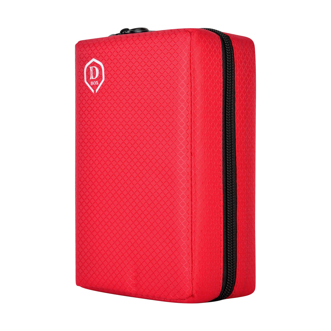 ONE80 Double Darttasche für Darts Dart Wallet Dart Cases Rot, Rot