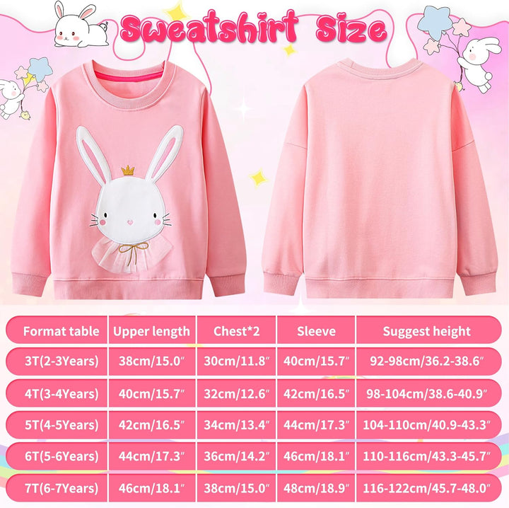 Sweatshirt Kinder Mädchen Regenbogen Einhorn Sweatshirt Pullover Sport Grau Rosa Langarm Warm Baumwo