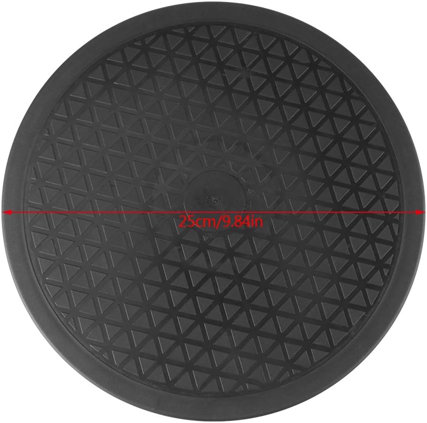 Annadue 50kg Belastbarer Drehteller 25cm, 360 Grad Drehplatte mit Doppelkugelgelagerter Lagerung, Un