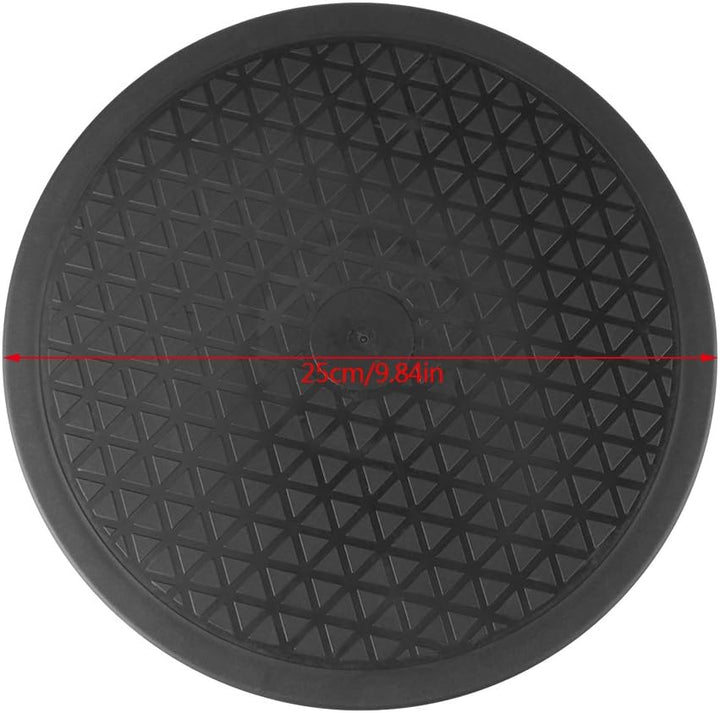 Annadue 50kg Belastbarer Drehteller 25cm, 360 Grad Drehplatte mit Doppelkugelgelagerter Lagerung, Un