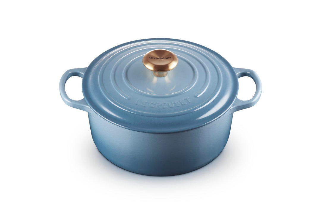 Le Creuset Signature Gusseisen-Bräter mit Deckel, Ø 24 cm, Rund, Für alle Herdarten und Induktion ge