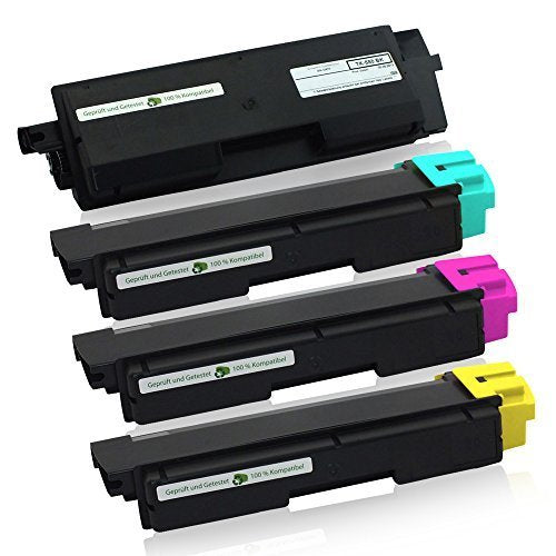 (4er Set Kyocera TK590 (BK+C+M+Y) Toner) • 4X Kompatibel Toner für Kyocera TK-590 FS-C FSC 2026 2126