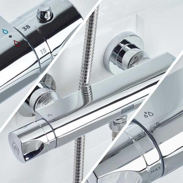 Bristan AR2 SHXVOFF C Dusch-Thermostat und Fast-Fit-Anschlüsse