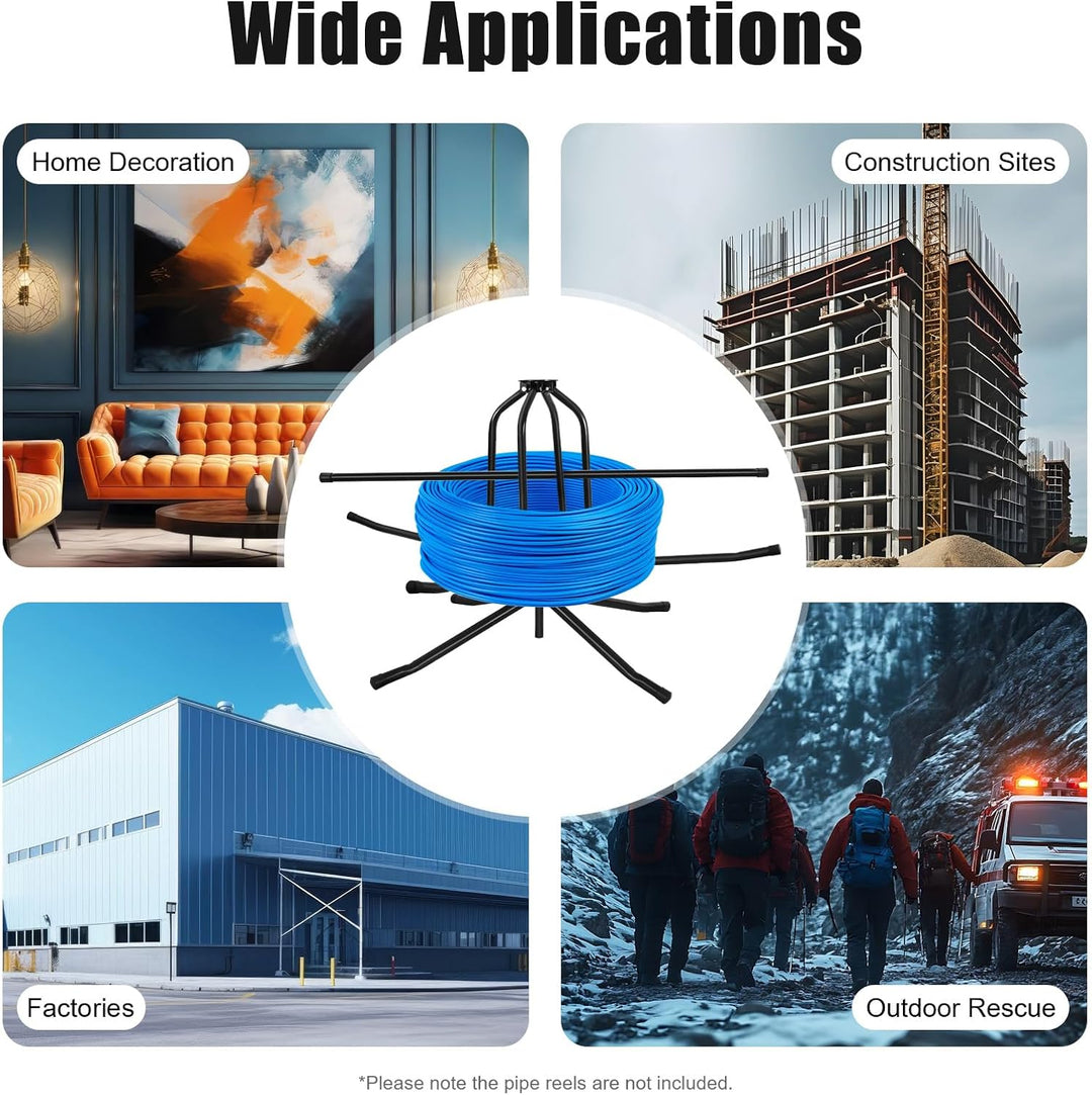 Rohrhaspelabroller Heizungsrohrhaspel Abwickler Rohrleitungsabwickler Fussbodenheizungs Rohraufwickl