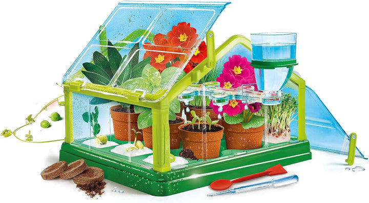 Clementoni Galileo Lab – Experimentieren im Gewächshaus, Pflanzkasten & Samen für Mini-Gärtner und a