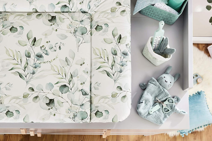 Rotho Babydesign Wickelauflage Breit (85 x 72 cm) - wickelauflage - wickeltischauflage - abwaschbar