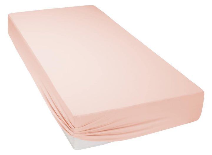 Curt Bauer Mako Jersey Spannbettlaken 100/200 apricot 100 x 200 cm Aprikose, 100 x 200 cm Aprikose