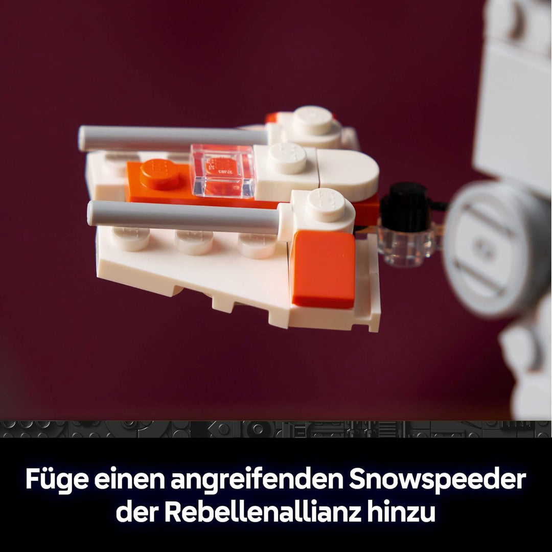 LEGO Star Wars 75440 at-at - Modellbau-Set für Erwachsene - Display Modell mit Snowspeeder, Ständer