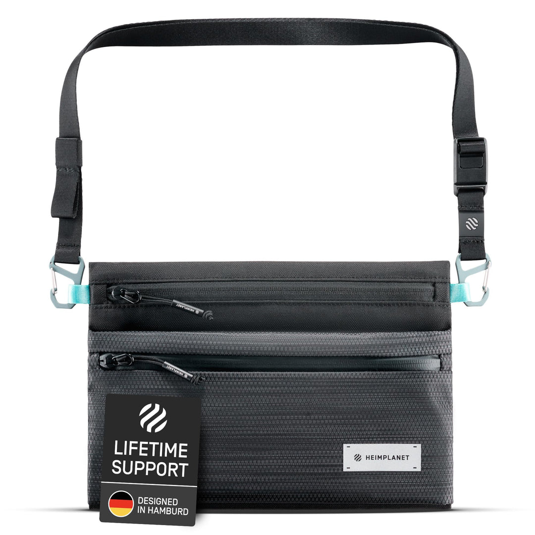 HEIMPLANET Original | HPT Carry Essentials - Neck Pouch | Leichter Brustbeutel mit Aluminium Verschl