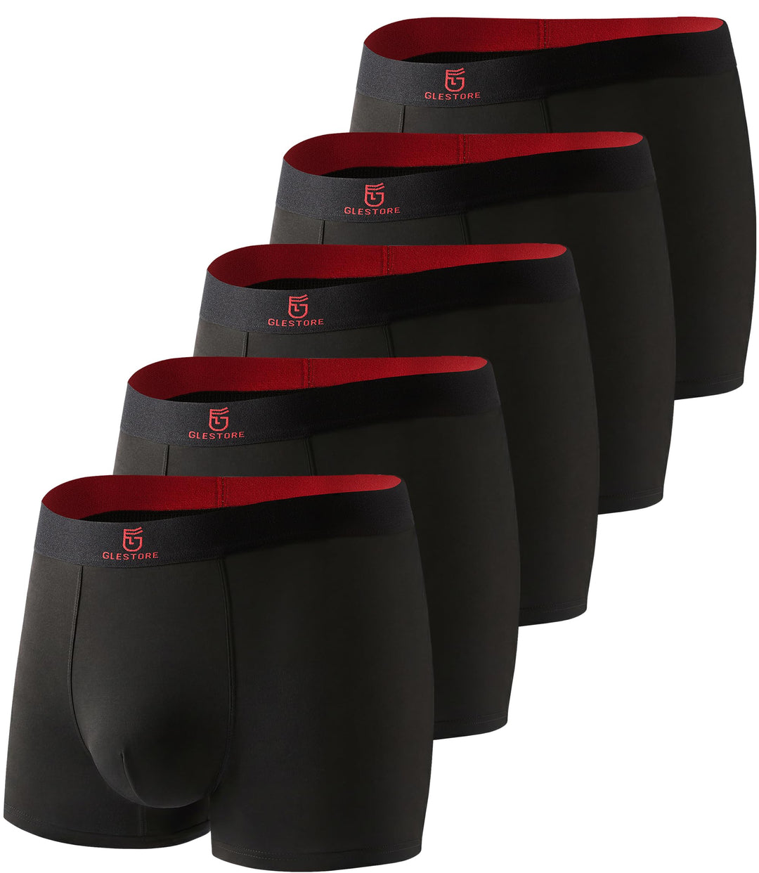GLESTORE Modal Unterhosen Männer Boxershorts Herren 5er Pack Underpants | Herren Unterhosen Boxersho
