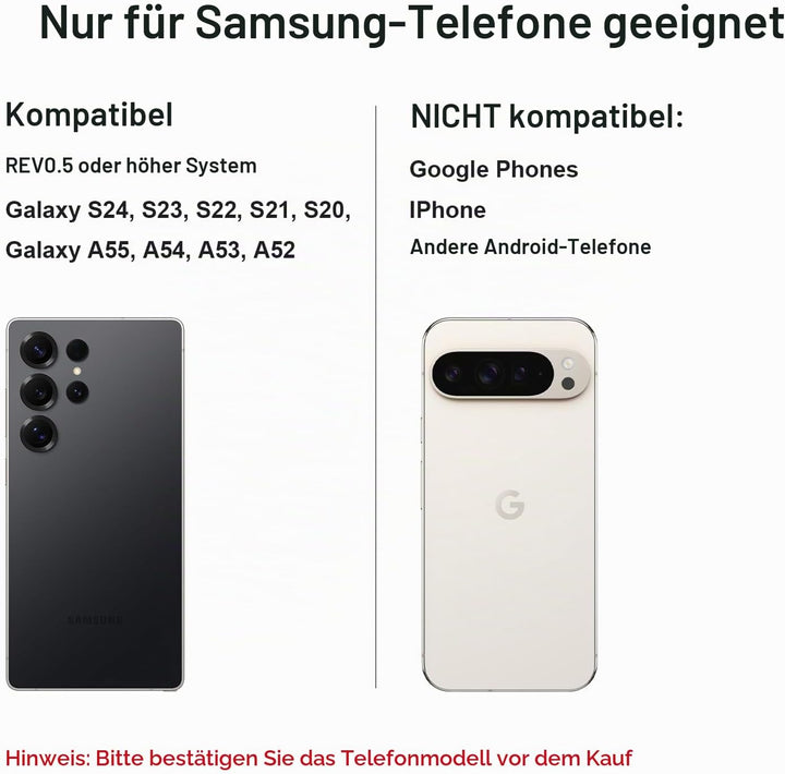 Newmowa Phone Vlog Selfie Monitor Bildschirm mit Magnetischer Telefonhalterung,Rückkamera Selfie für