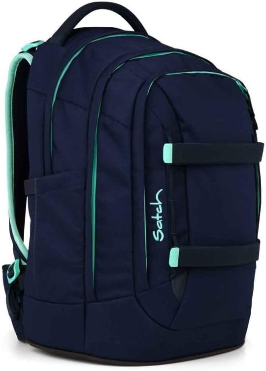 Satch Pack Schulrucksack Set 2tlg. inkl. Schlamperbox (Ocean Mint), Ocean Mint