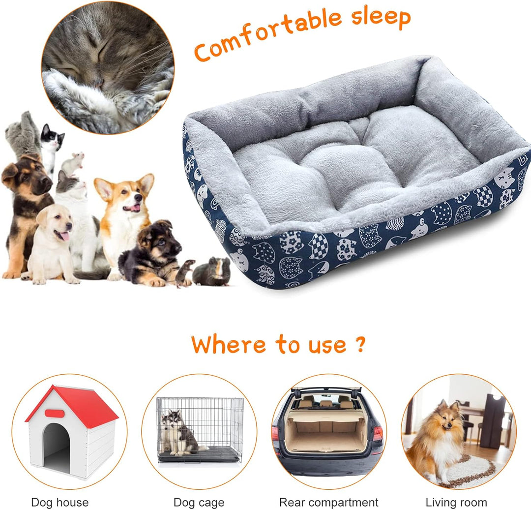 PETCUTE Haustierbett Hundesofa,Waschmaschinenfest Orthopädisches Hundebett für Kleine Hunde,Rutschfe