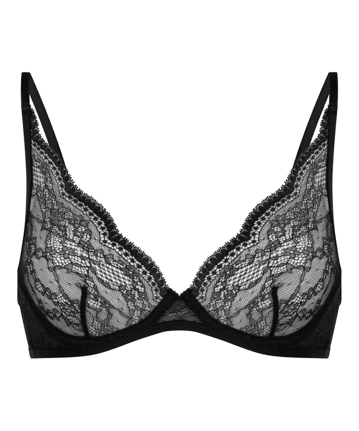 HUNKEMÖLLER Unwattierter Bügel-BH Isabelle 75C Caviar, 75C Caviar